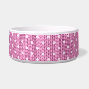 Dotty Delight Pink Pet Bowl Voerbakje