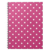 Dotty Delight Red foto Notitieboek (Voorkant)