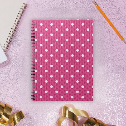 Dotty Delight Red foto Notitieboek