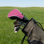 Dotty Delight Red Golfheadcover (Insitu)