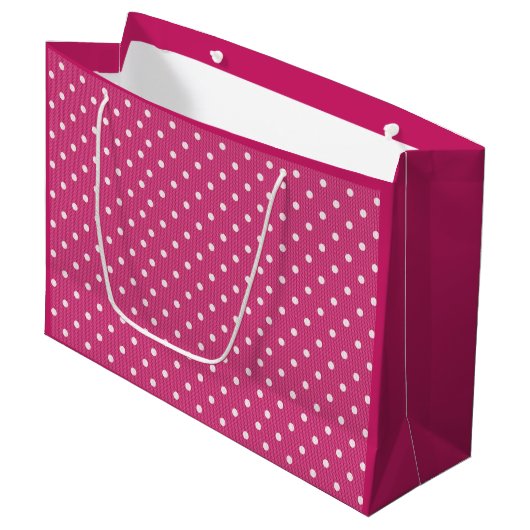 Dotty Delight Red Groot Cadeauzakje (Voorkant Gekanteld)