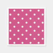 Dotty Delight Red Paper Servet (Voorkant)