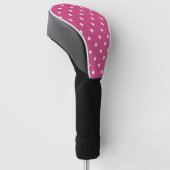 Dotty Delight Rood Golfheadcover (Schuin)