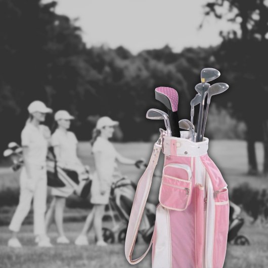 Dotty Delight Roze Golfheadcover