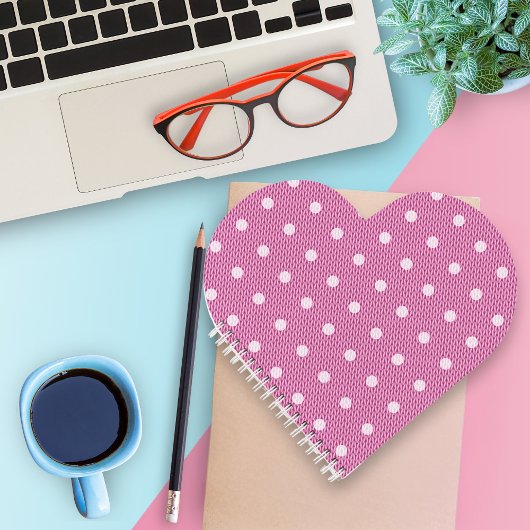 Dotty Delight Roze Spiraal Notitieboek