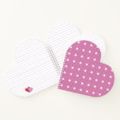 Dotty Delight Roze Spiraal Notitieboek (Binnen)