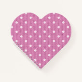 Dotty Delight Roze Spiraal Notitieboek (Voorkant)