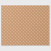 Dotty Delight Sinaasappel Cadeaupapier (Vlak)