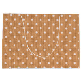 Dotty Delight Sinaasappel Groot Cadeauzakje (Achterkant)