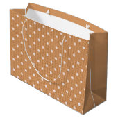 Dotty Delight Sinaasappel Groot Cadeauzakje (Achterkant Gekanteld)