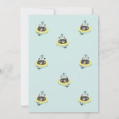 Dotty Dog Bounce op Trampoline 5th Verjaardagsfees Kaart (Achterkant)