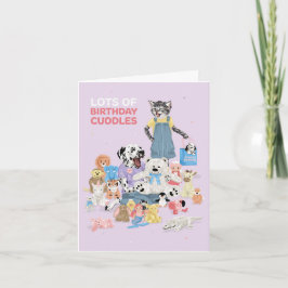 Dotty Dog Cudly Speelgoed Birthday Cuddles Kaart