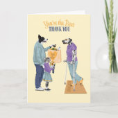 Dotty Dog Dalmatiër Je bent de beste Dank je wel Kaart (Voorkant)