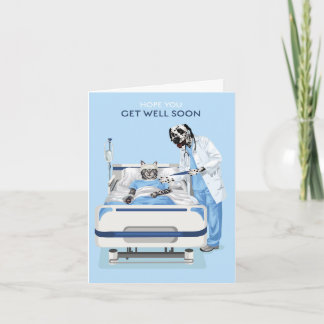 Dotty Dog en Kat in het ziekenhuis Kaart