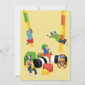 Dotty Dog Roar Zacht Spelen 4e Verjaardagsfeestje Kaart (Achterkant)