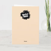 Dotty Dog Teen Rebel Ontketend Graffiti Verjaardag Kaart (Achterkant)