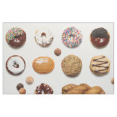 Dotty Donuts op wit, stof op de tuin (Fat Quarter)