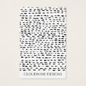 Dotty Earning Ketting Jewelry Display Card Visitekaartje (Voorkant)