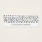 Dotty Earning Ketting Jewelry Mini Display Card Mini Visitekaartjes (Voorkant)