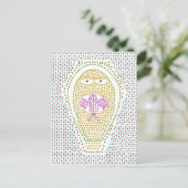 Dotty Egyptian Cobra Briefkaart (Staand voorkant)