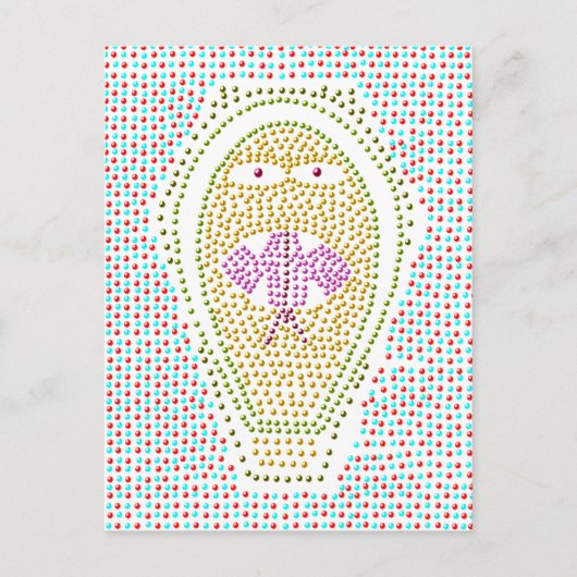 Dotty Egyptian Cobra Briefkaart (Voorkant)