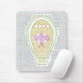 Dotty Egyptian Cobra Mousepad Muismat (Met muis)