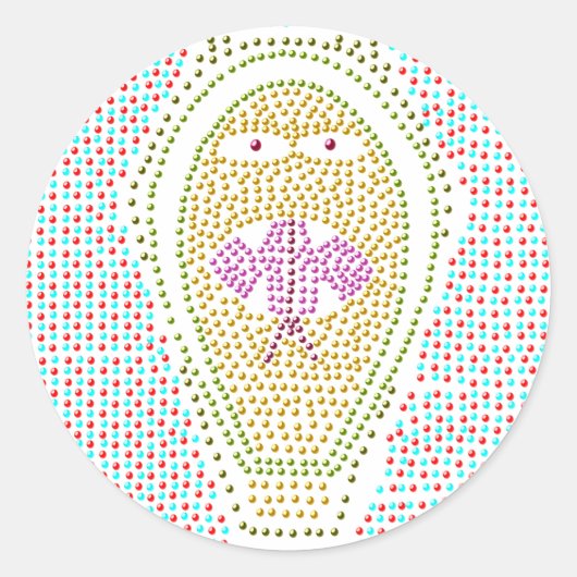 Dotty Egyptian Cobra Sticker (Voorkant)