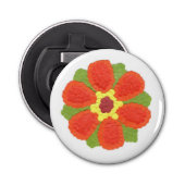 Dotty Flower Button Bottle Opener (Voorkant)