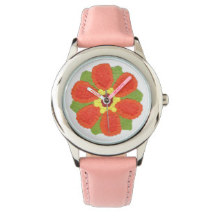 Dotty Flower Kind Stainless Steel Watch Horloge