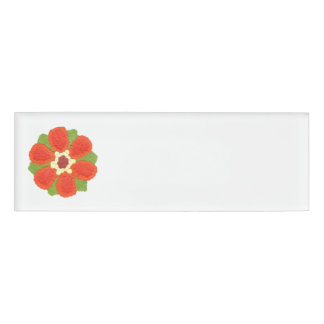 Dotty Flower Name Tag
