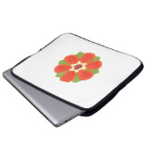 Dotty Flower Neopree-laptophoes Laptop Sleeve (Voorkant onderkant)