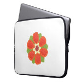 Dotty Flower Neopree-laptophoes Laptop Sleeve (Voorkant Links)