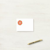 Dotty Flower Post-it-Notes Post-it® Notes (Op bureau)