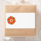 Dotty Flower Shipping Labels (Insitu)
