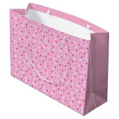 Dotty gift bag groot cadeauzakje (Achterkant Gekanteld)
