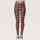 Dotty Hen Patterned Leggings (Voorkant)