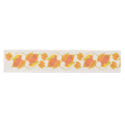 Dotty Herfst op een Table Runner Medium Tafelloper (Horizontaal)