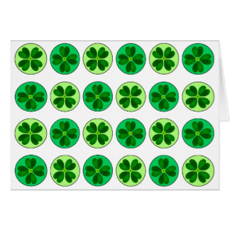 Dotty Lucky Shamrocks Kaart