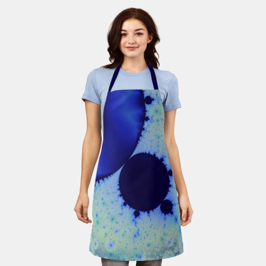 Dotty Mandelbrot Apron Schort (Gedragen)