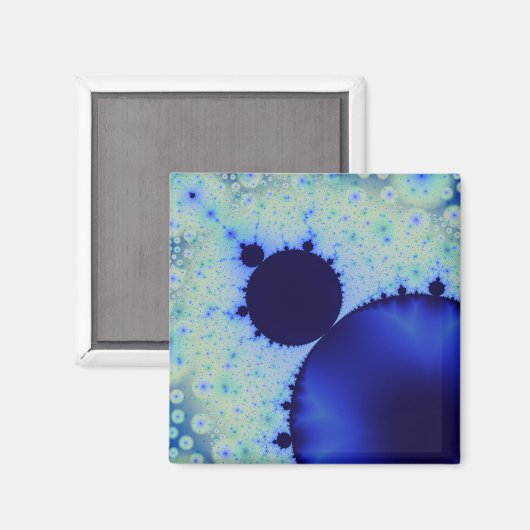 Dotty Mandelbrot Magnet (Voorkant / Achterkant)
