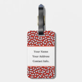 Dotty Monogram Patroon Bagagelabel (Achterkant verticaal)