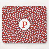 Dotty Monogram Patroon Muismat (Voorkant)