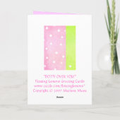 Dotty over jou! Moederdagkaart Kaart (Achterkant)