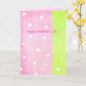 Dotty over jou! Moederdagkaart Kaart (Gele Bloem)