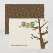 Dotty Owners Bedankt voor het uitnodigen van kaart (Voorkant / Achterkant)