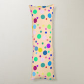 Dotty patroon met meerdere kleuren kussen (Achterkant (Verticaal))