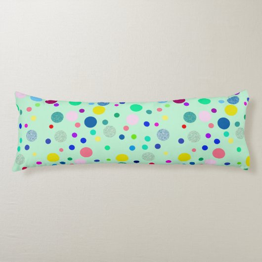 Dotty patroon met meerdere kleuren kussen (Voorkant)
