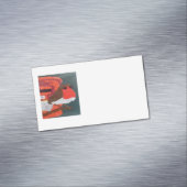 Dotty Robin Magnet Mini Visitekaartje Magnetisch Visitekaartje (Voorbeeld)