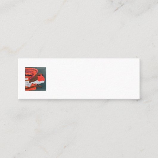 Dotty Robin Mini Visitekaartje (Voorkant)