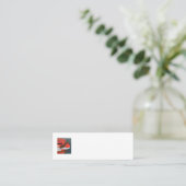 Dotty Robin Mini Visitekaartje (Staand voorkant)